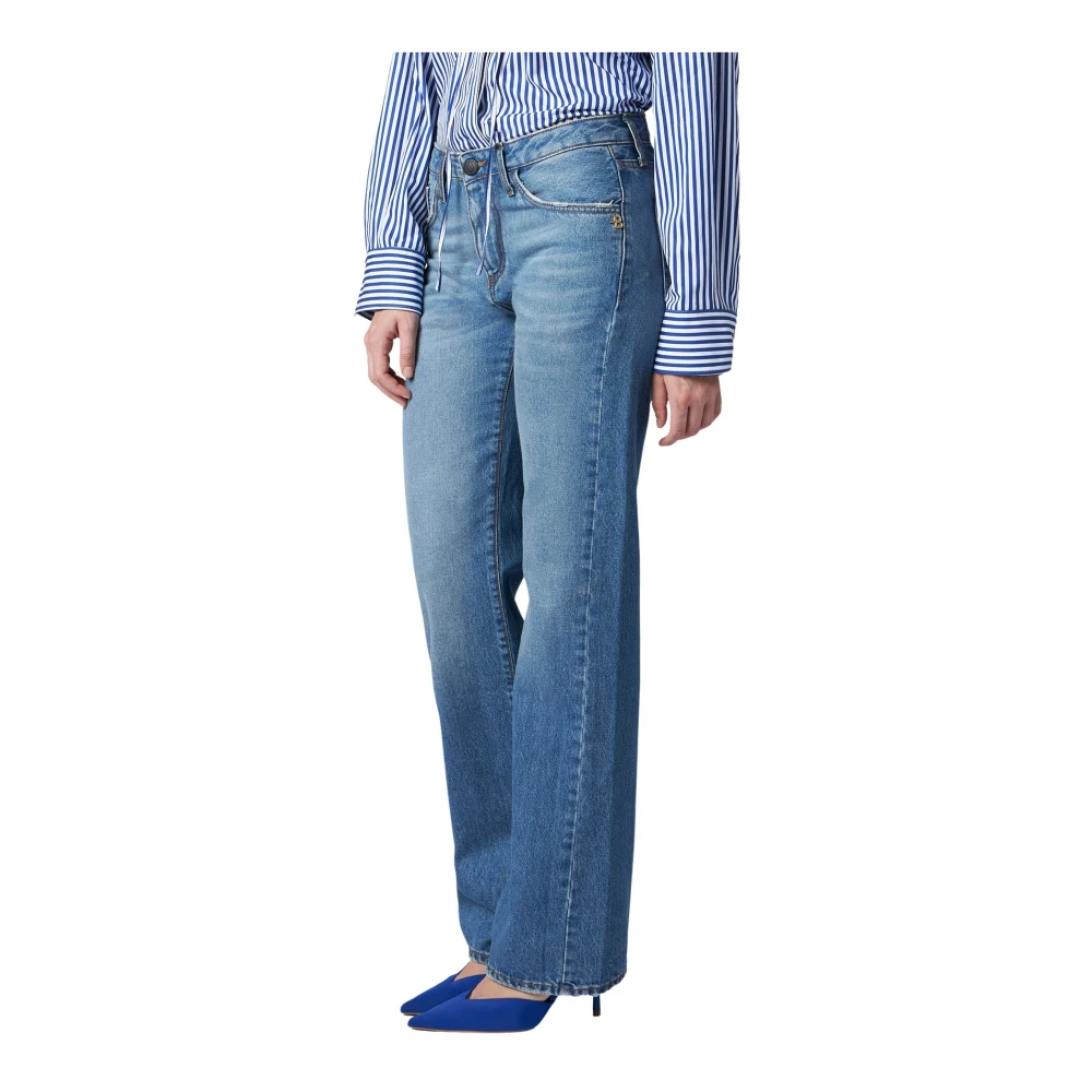 Ballantyne Straight Jeans Blue Dames