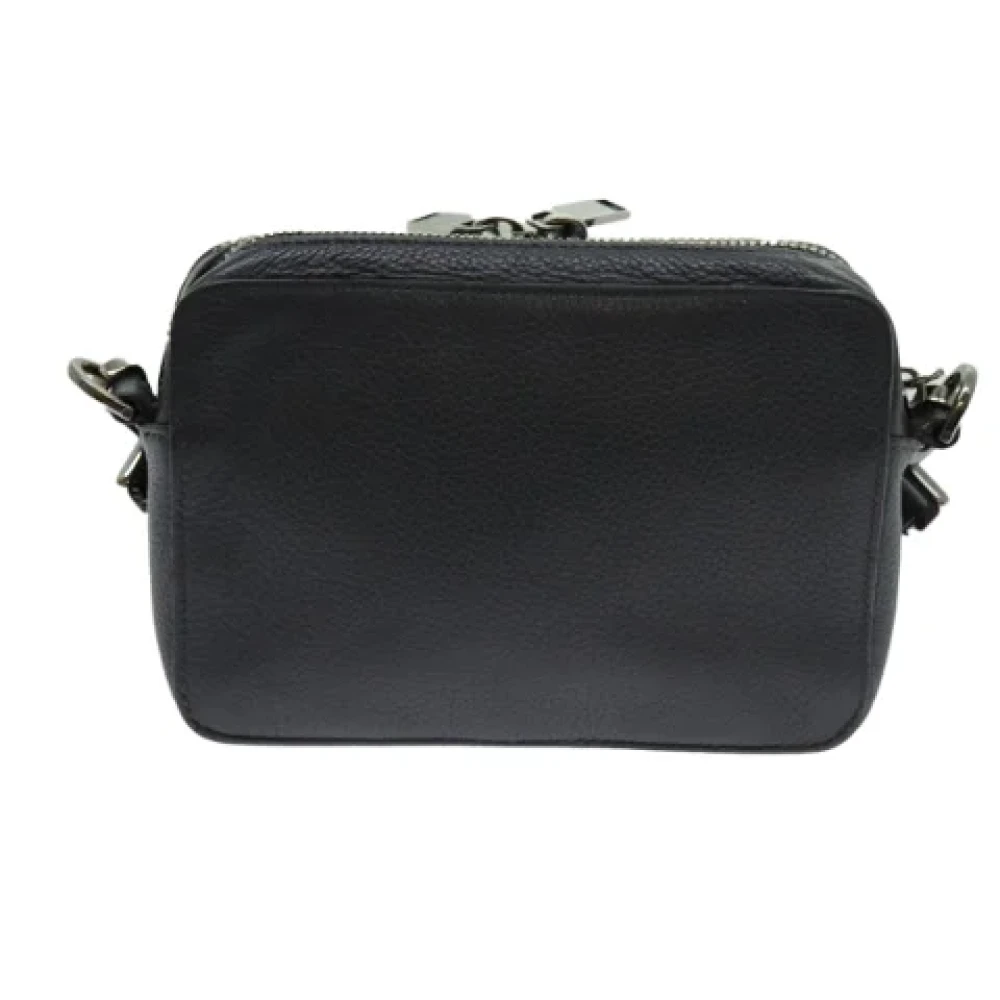Dior Vintage Pre-owned Leather dior-bags Gray Dames
