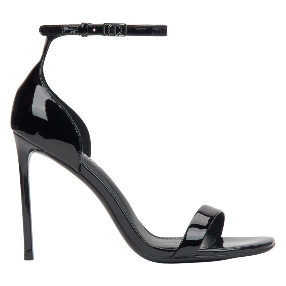 Estro Black High Heel Sandals, Female, 6 Uk, Stiletto Sandals