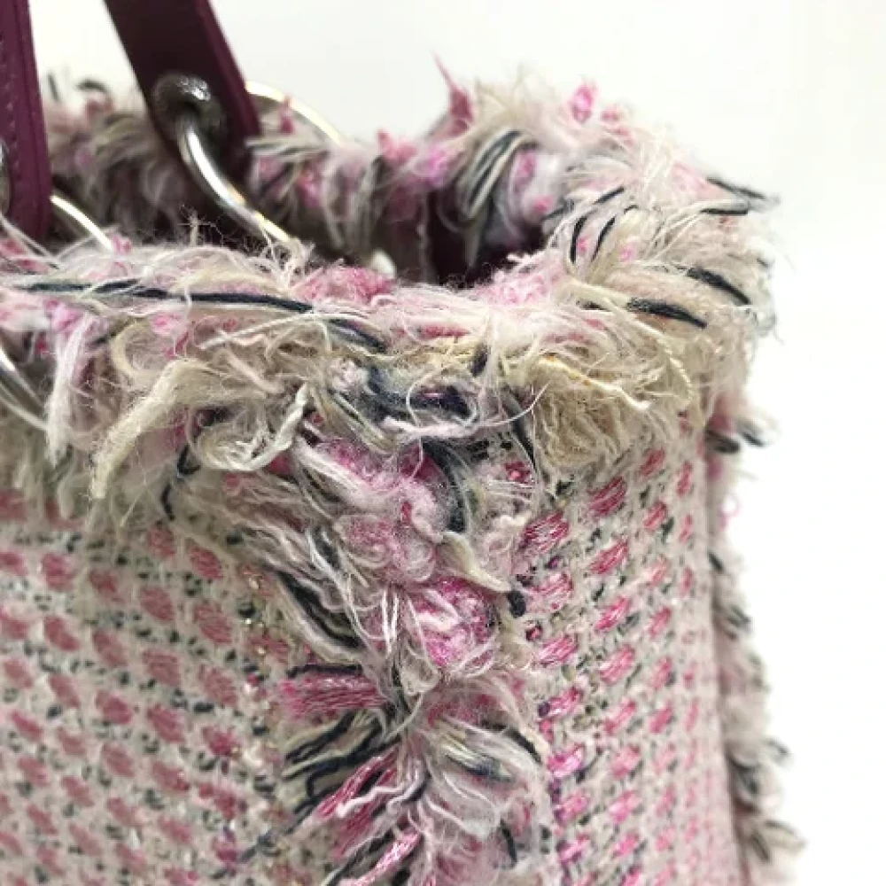 Dior Vintage Pre-owned Fabric dior-bags Pink Dames