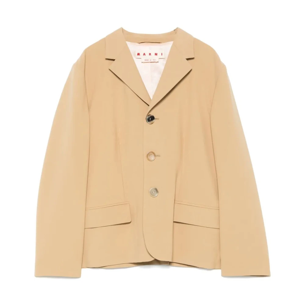 Marni - Jackets > Blazers - Beige - Marni - Modalova