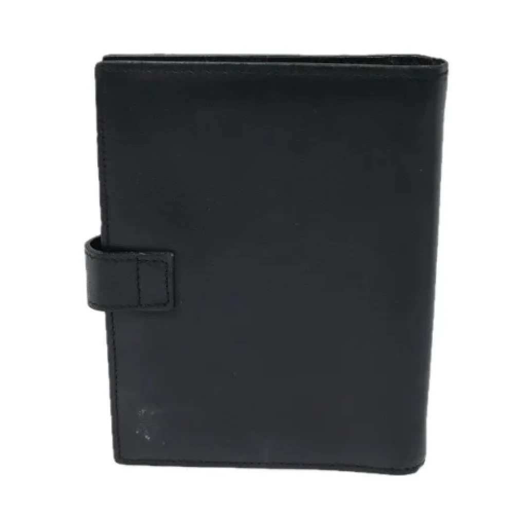 Gucci Vintage Pre-owned Leather home-office Black Dames