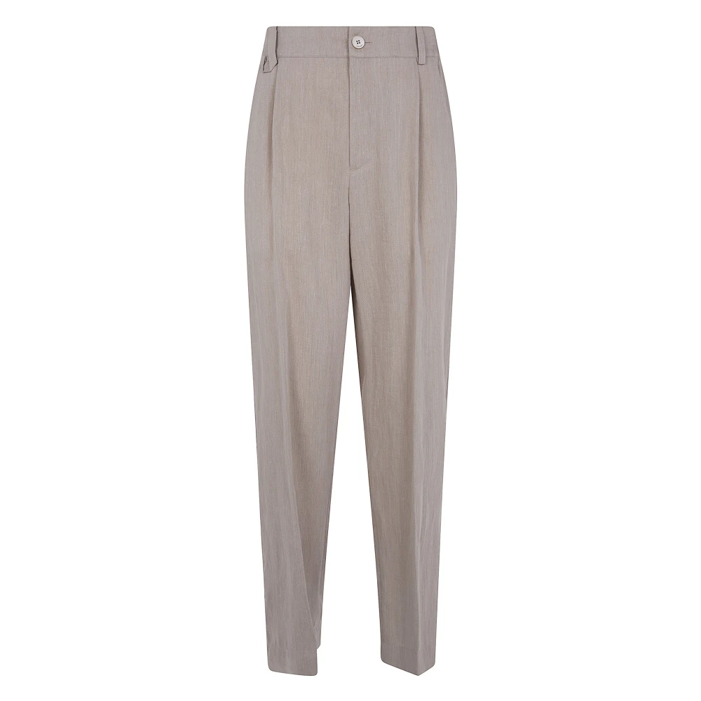 Jacquemus Beige Slim-Fit Trousers, Male, Xl, Le Pantalon Croisiere Trousers