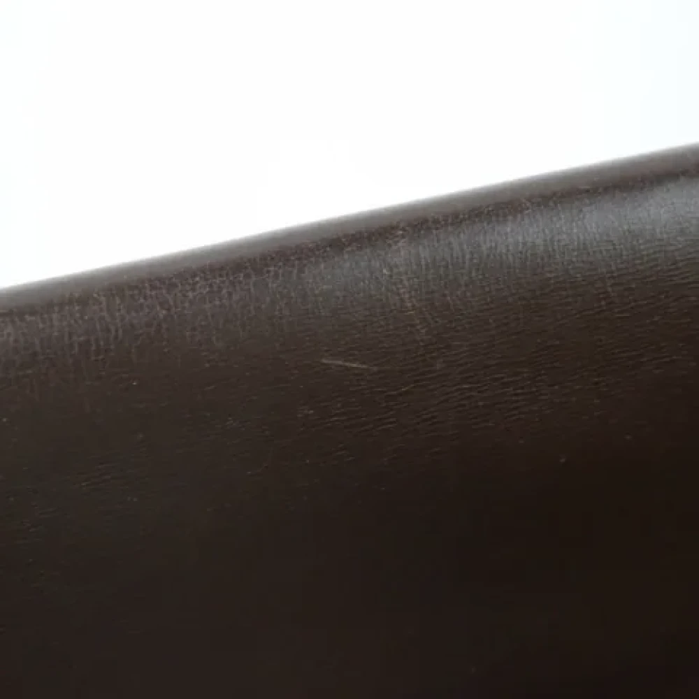 Hermès Vintage Pre-owned Leather clutches Brown Dames