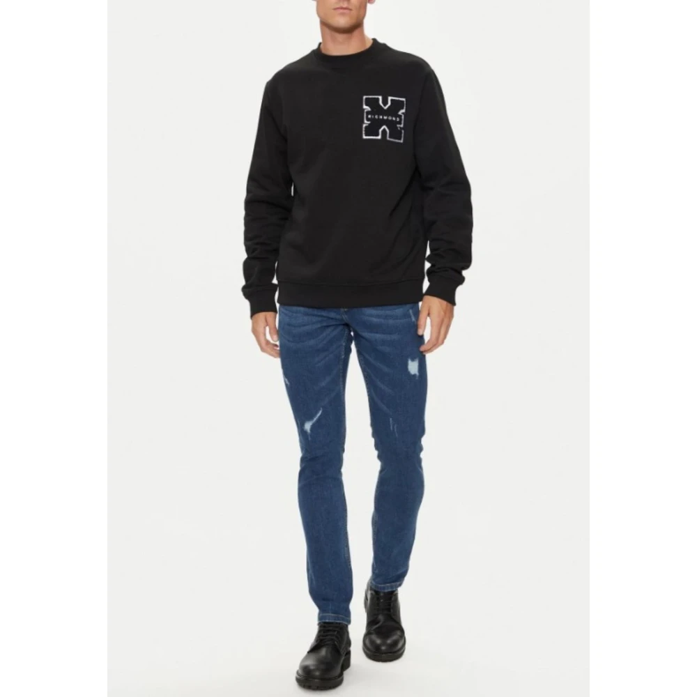 John Richmond Heren Sweatshirt Black Heren