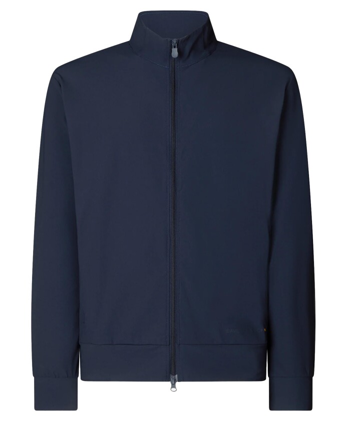 pull-technique-bleu-avec-fermeture-eclair