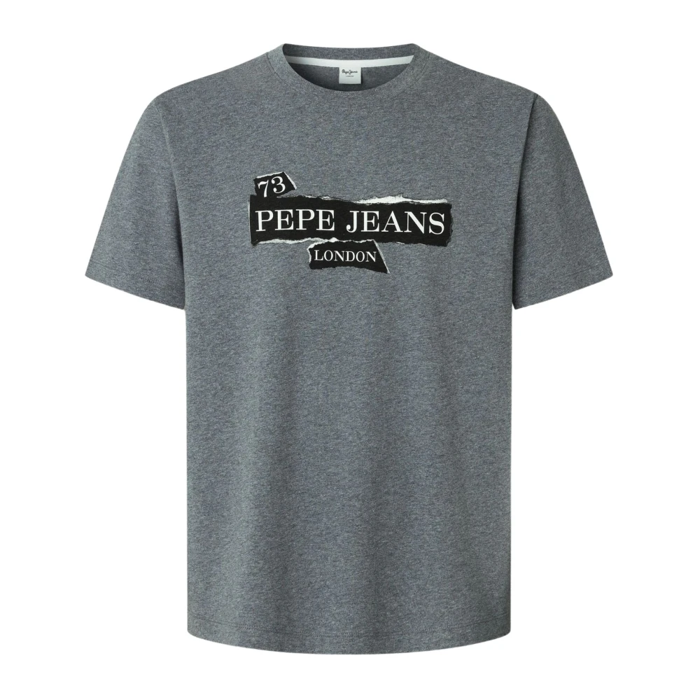Pepe Jeans Men's Gray T-Shirts, Xl, Griffin Tee