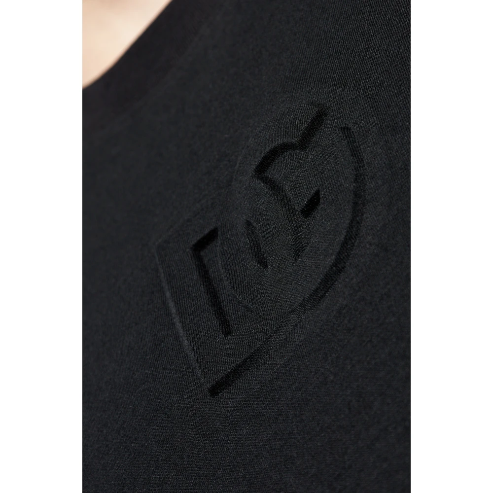 Dolce & Gabbana T-shirt met logo Black Heren