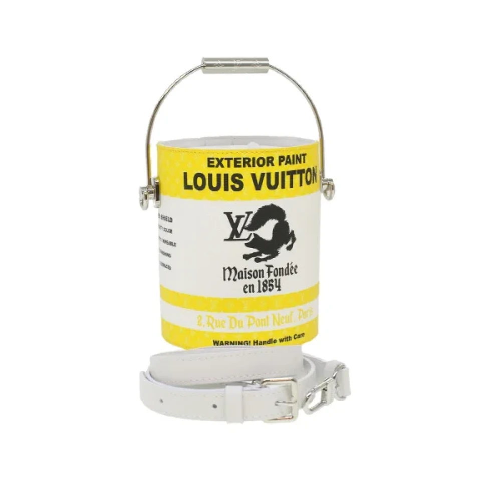 Pre-owned Gult skinn Louis Vuitton veske