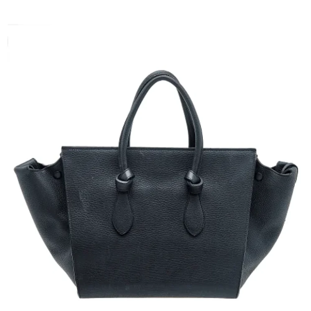 Celine Vintage Pre-owned Leather totes Black Dames
