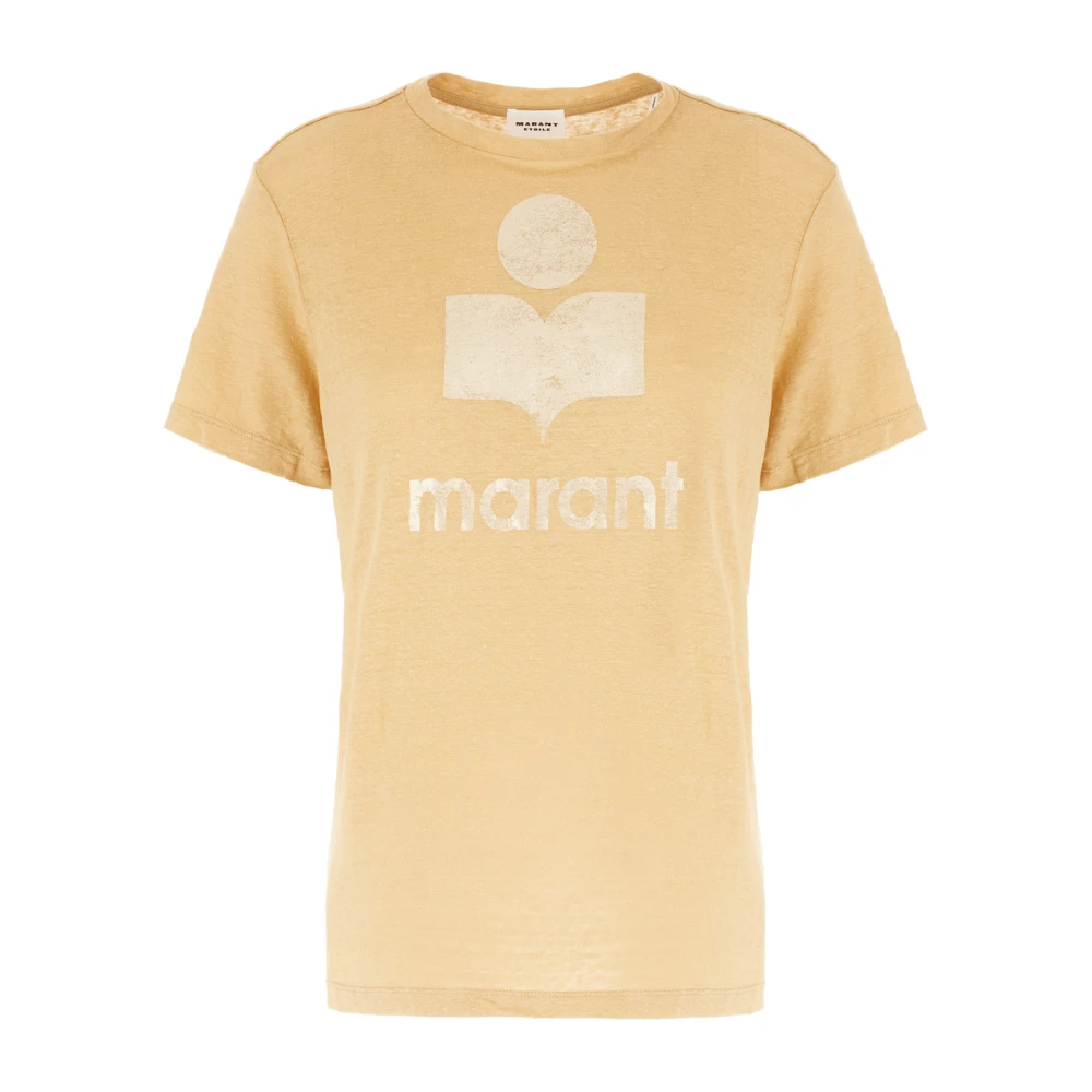 Isabel Marant Étoile Casual Katoenen T-Shirt Beige Dames