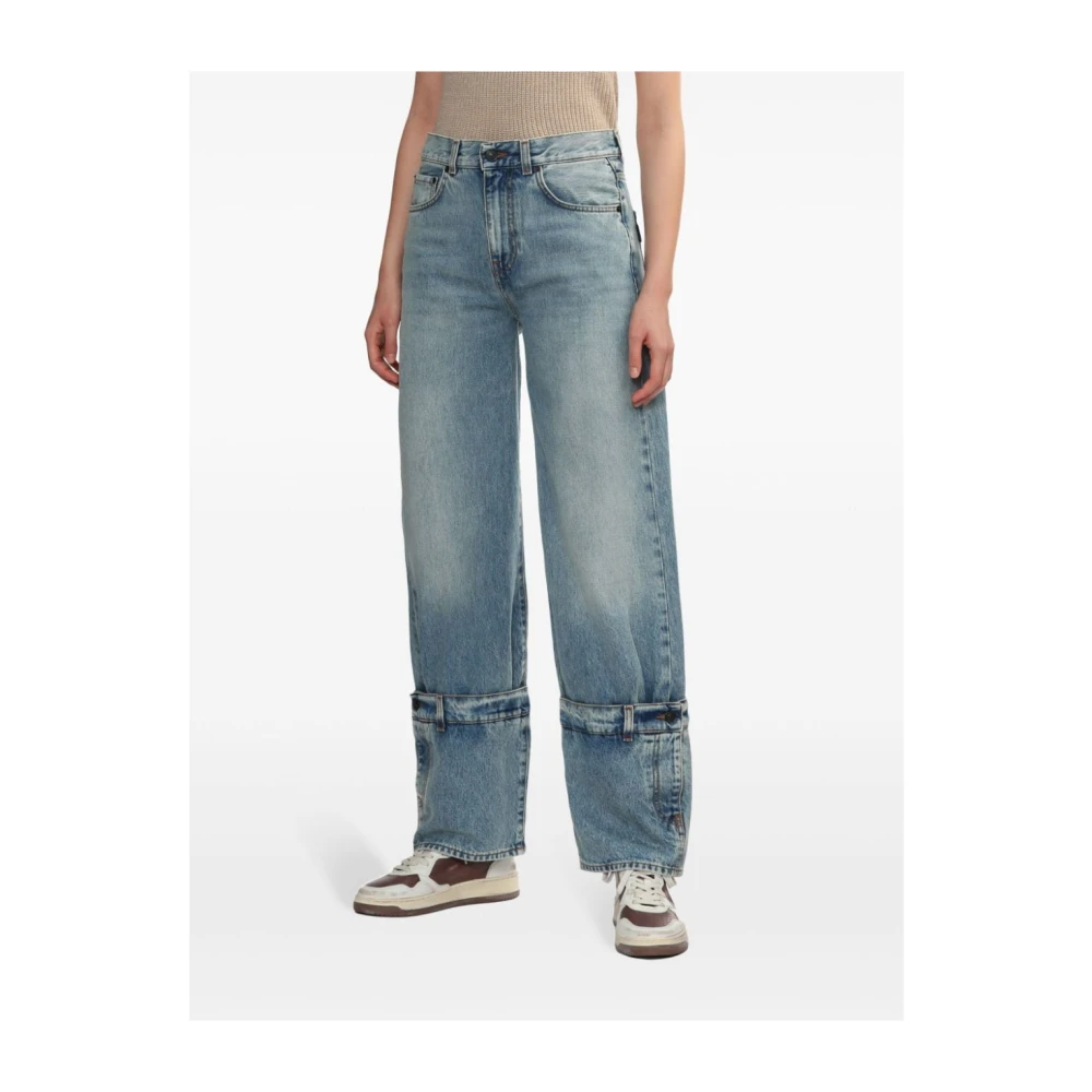 Haikure Boyfit Denim Jeans Blue Dames