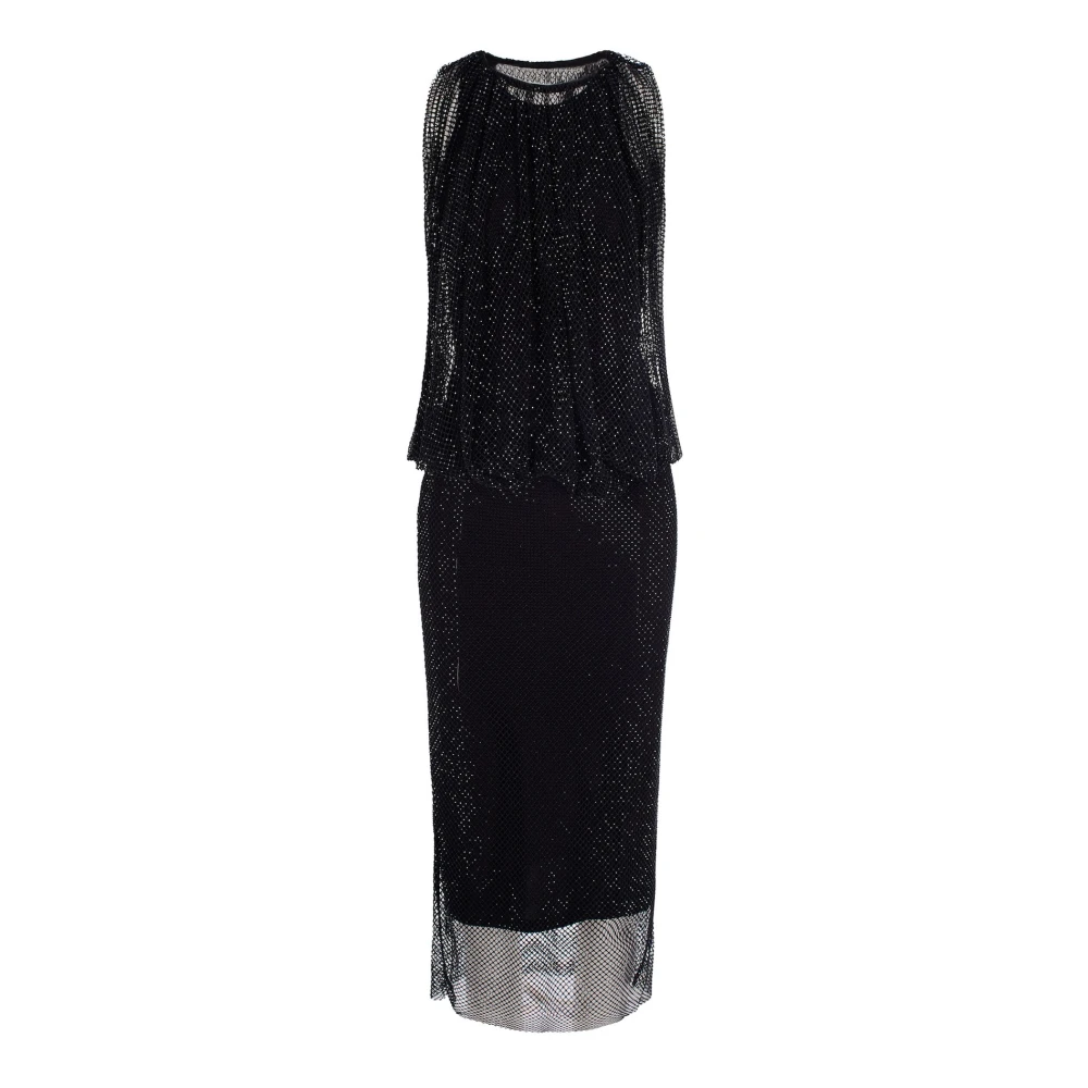 Sportmax Women's Black Midi Dresses