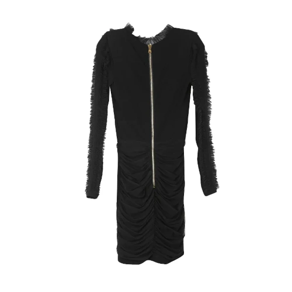 Balmain Pre-owned Fabric dresses Black Dames