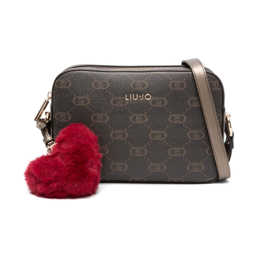 Liu Jo Bruine Eco Leren Logotas Brown Dames