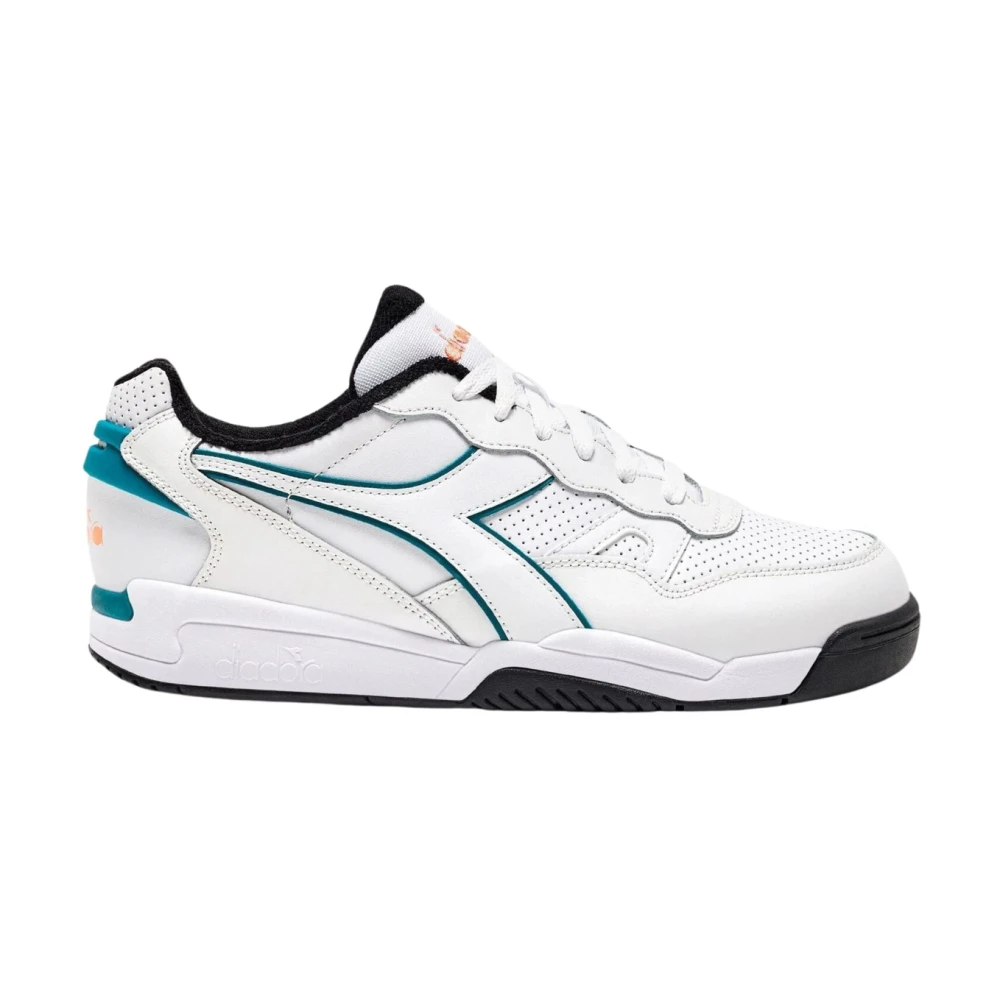 Diadora Men's White Sneakers, 12 Uk, Leather Tennis Sneaker Winner