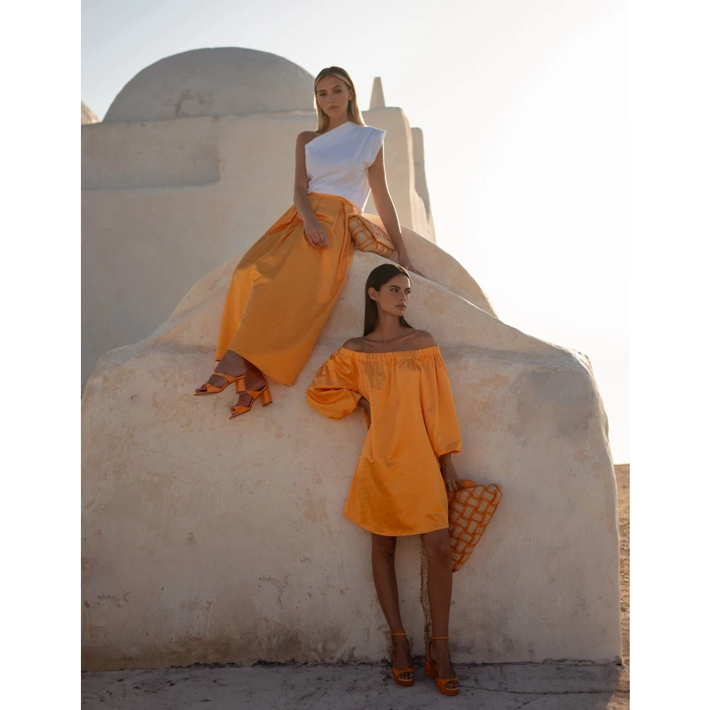 March23 Skirts Orange Dames