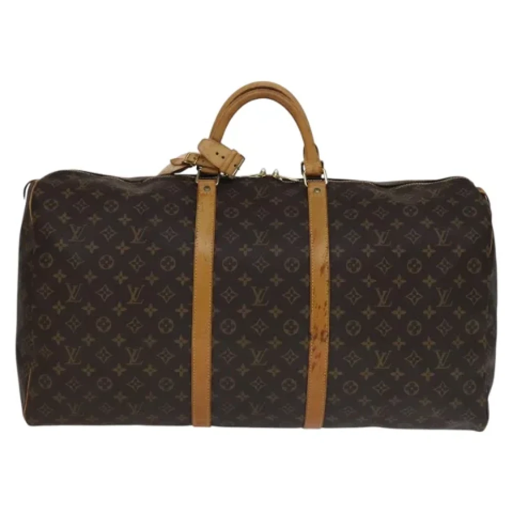 Louis Vuitton Vintage Pre-owned Canvas travel-bags Brown Dames