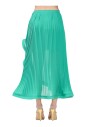 elegante-jupe-midi-plissee-verte