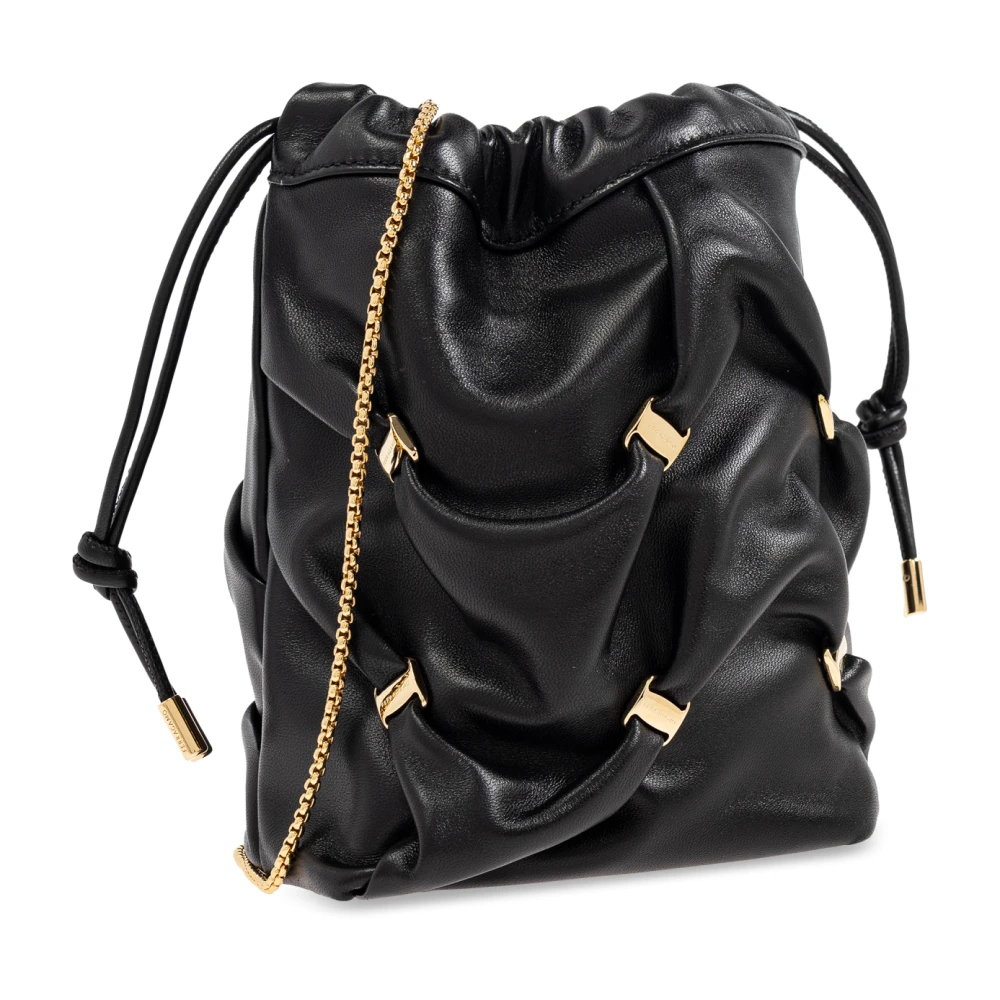 Salvatore Ferragamo Emmer schoudertas Black Dames