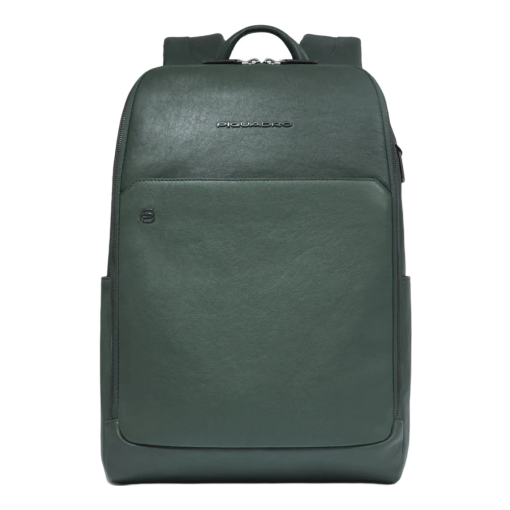 Piquadro Men's Green Backpack For Pc And Ipad Pro