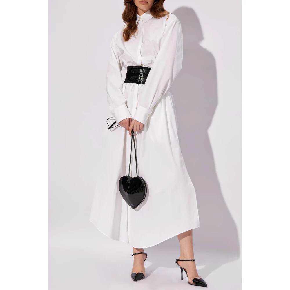 Alaïa Jurk met riem White Dames