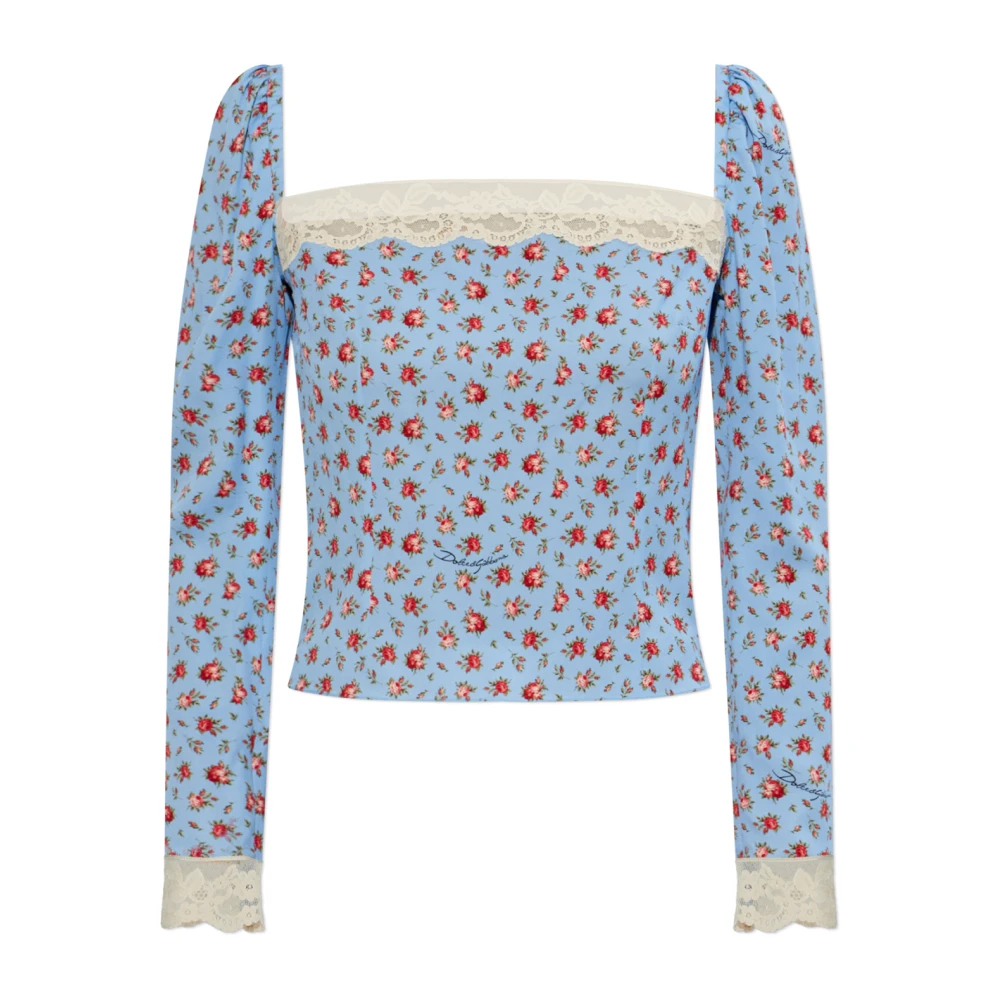 Dolce & Gabbana Damen Blau Blusen & Hemden, Xsgröße:
