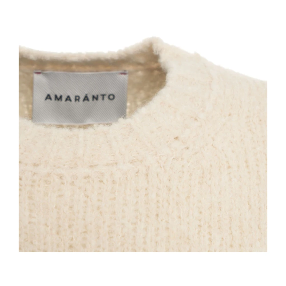 Amaránto Witte Gebreide Kleding Aw24 Handwas Beige Heren
