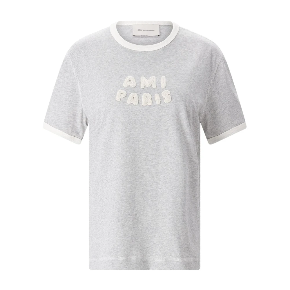 Ami Paris Donna Grigio Top, Xs, New,