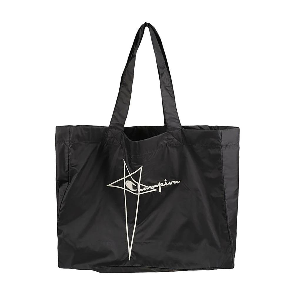 Rick Owens Logo Tote Bag Zwart Black Dames