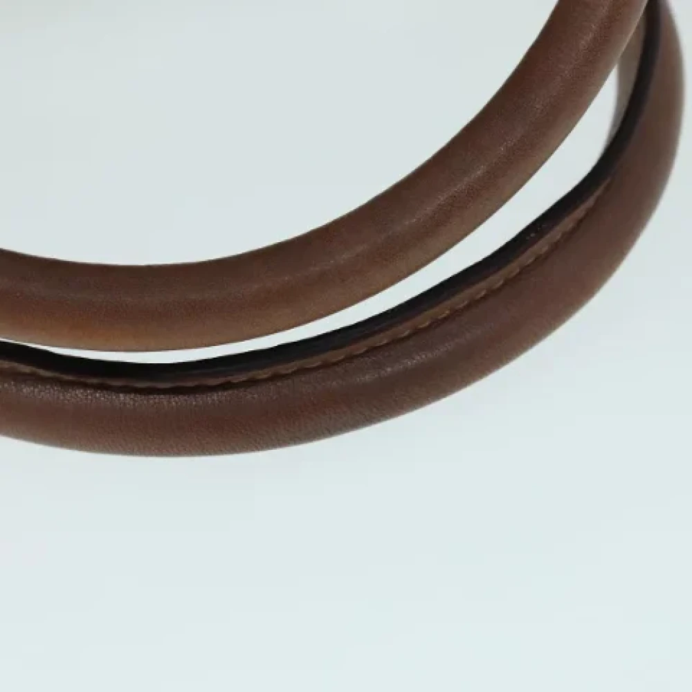 Celine Vintage Pre-owned Canvas handbags Beige Dames