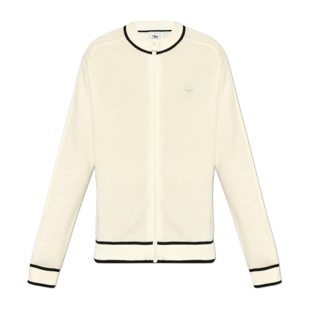 adidas Originals Cardigan met logo Beige Heren