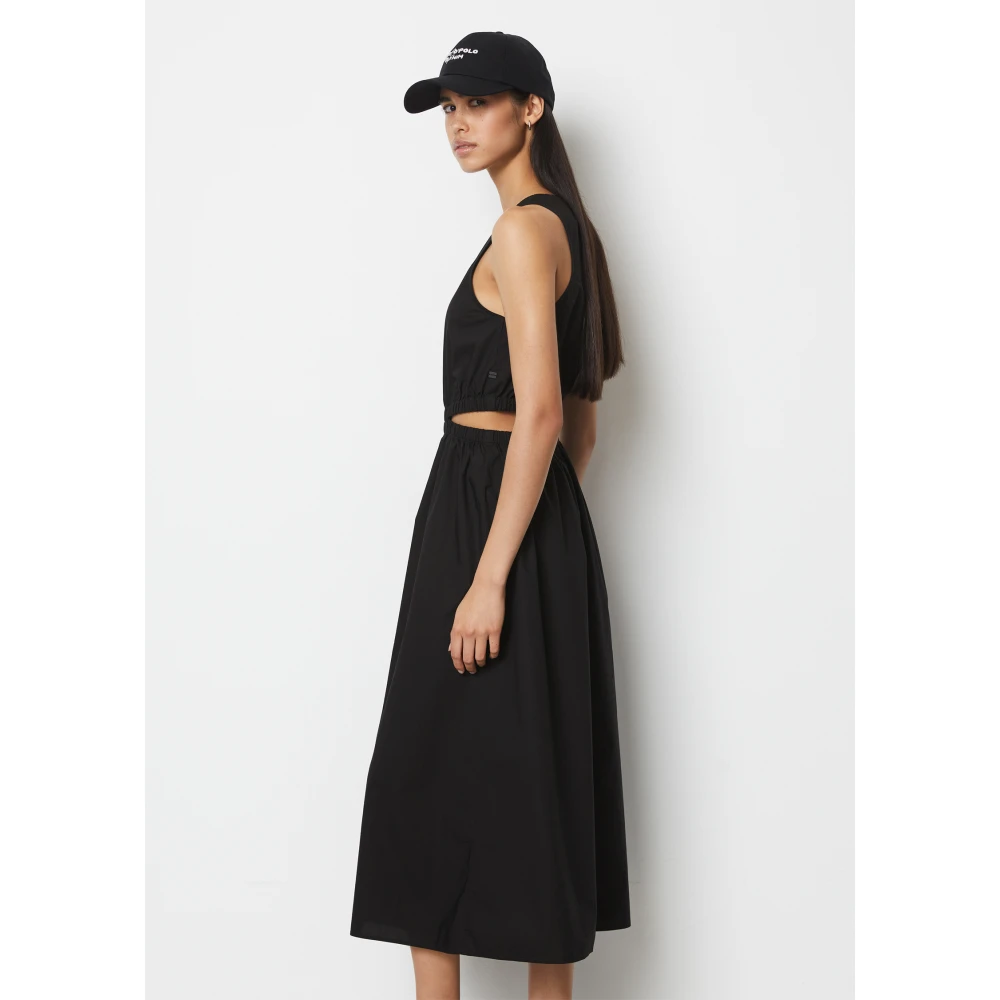 Marc O'Polo Jurk met uitsnijding Black Dames