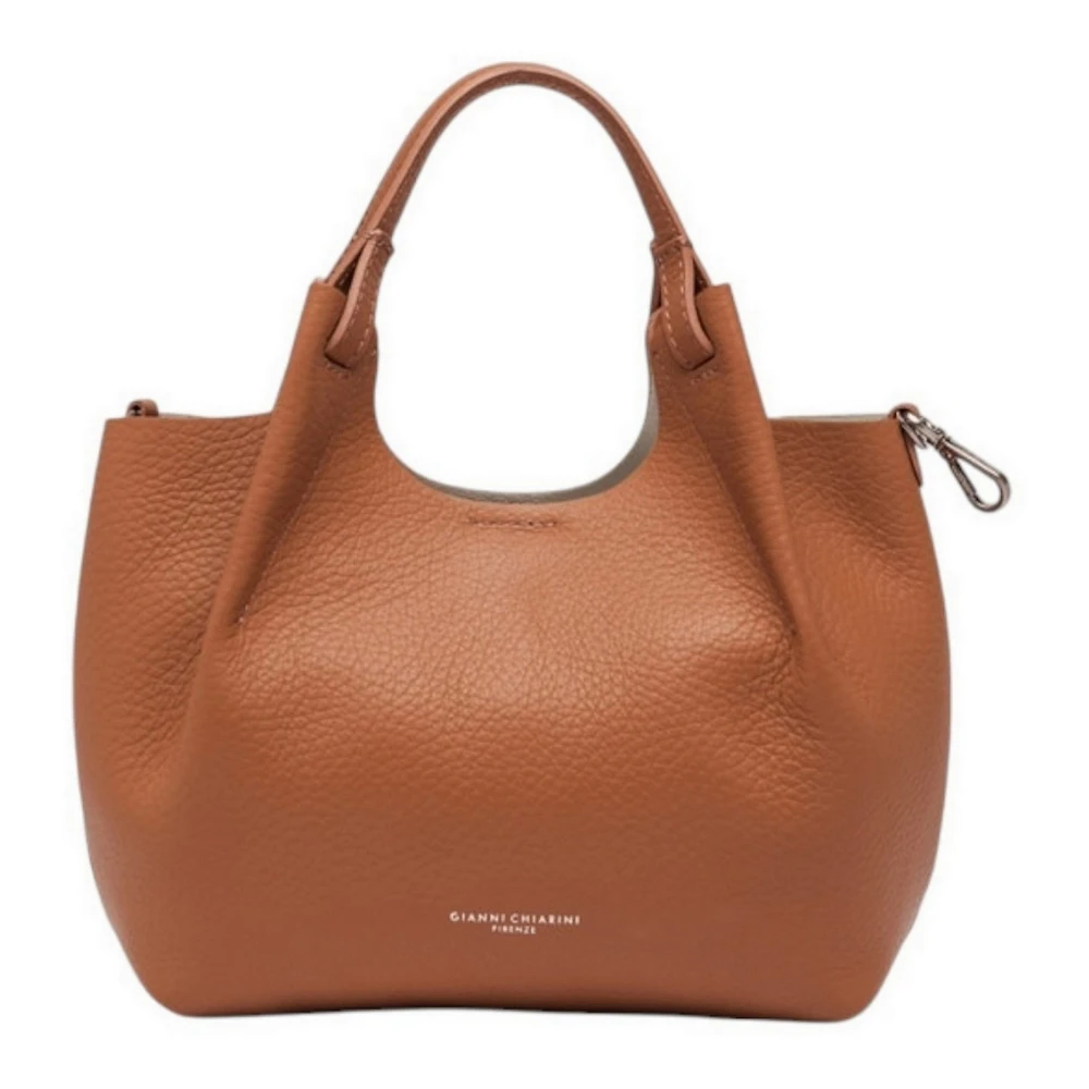 Gianni Chiarini Bruine leren bubble tas Brown Dames