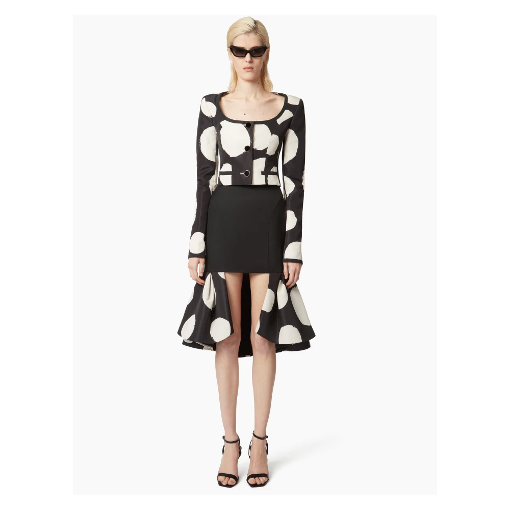 Nina Ricci Korte jas met rond Black Dames