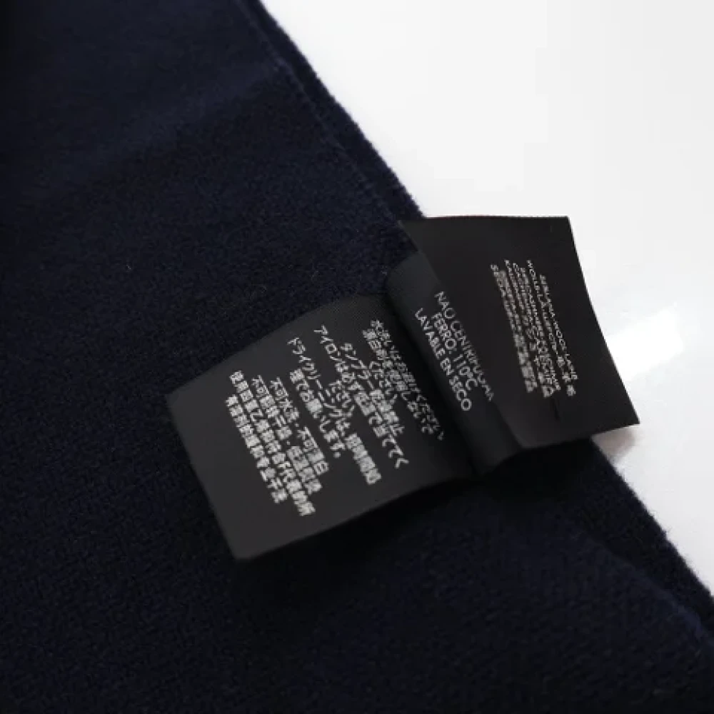 Gucci Vintage Pre-owned Cashmere scarves Blue Dames