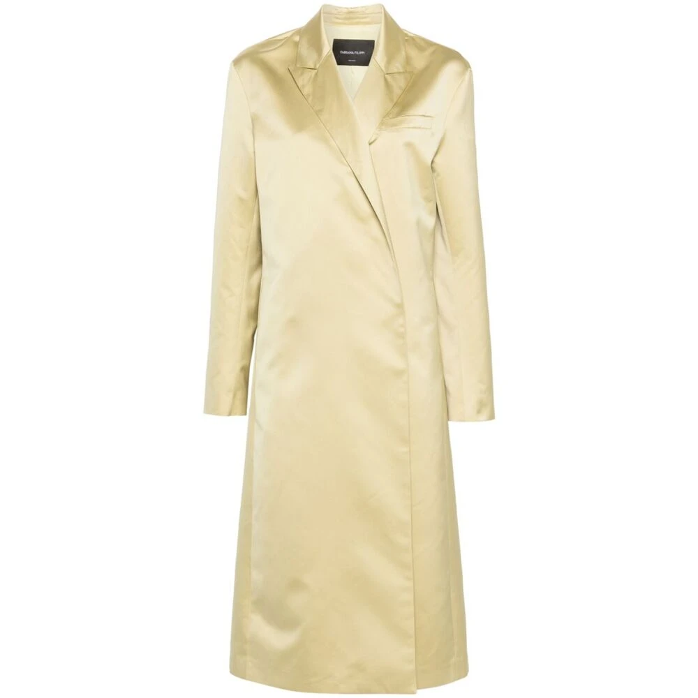 Coats > Double-Breasted Coats - - Fabiana Filippi - Modalova