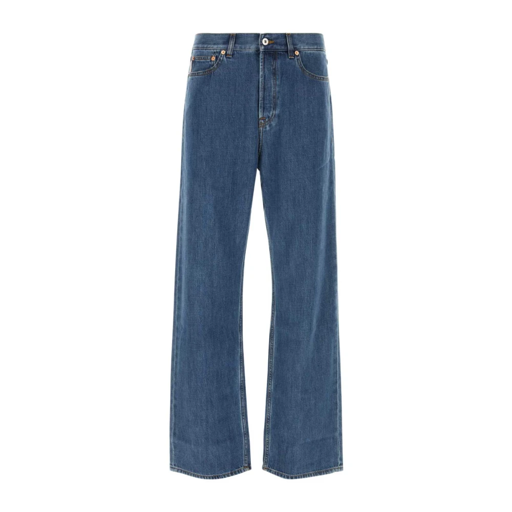 Valentino Garavani Men's Blue Baggy Jeans - Wide Jeans - W30 - Jeans