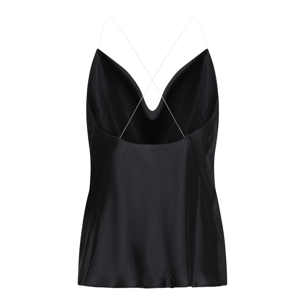 Y Project Onzichtbare Band Slip Top Black Dames
