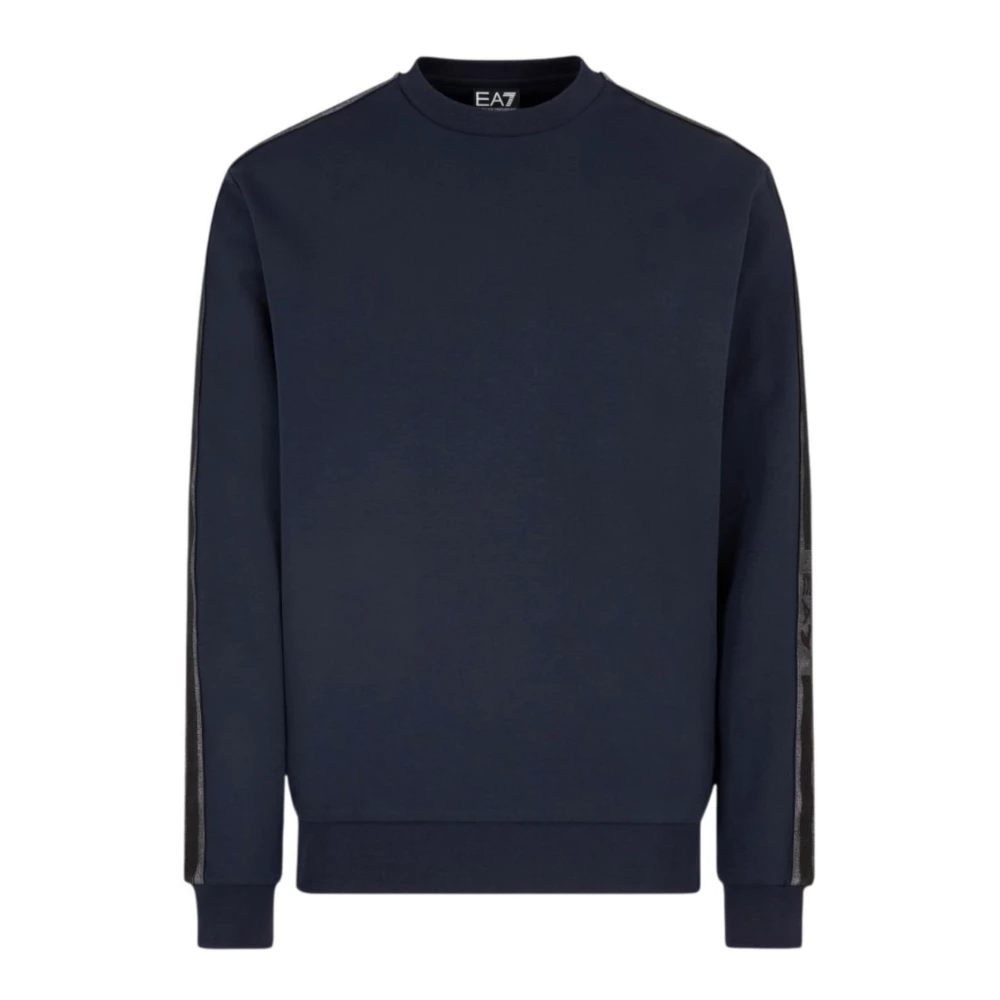 Emporio Armani Ea7 Mannelijk Blauw E Sweatshirt Van Ea7