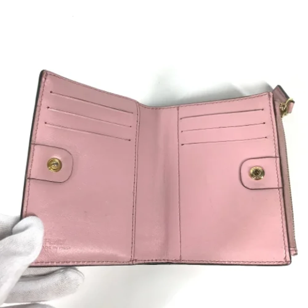 Fendi Vintage Pre-owned Leather wallets Pink Dames
