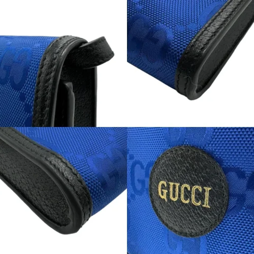 Gucci Vintage Pre-owned Nylon gucci-bags Blue Dames