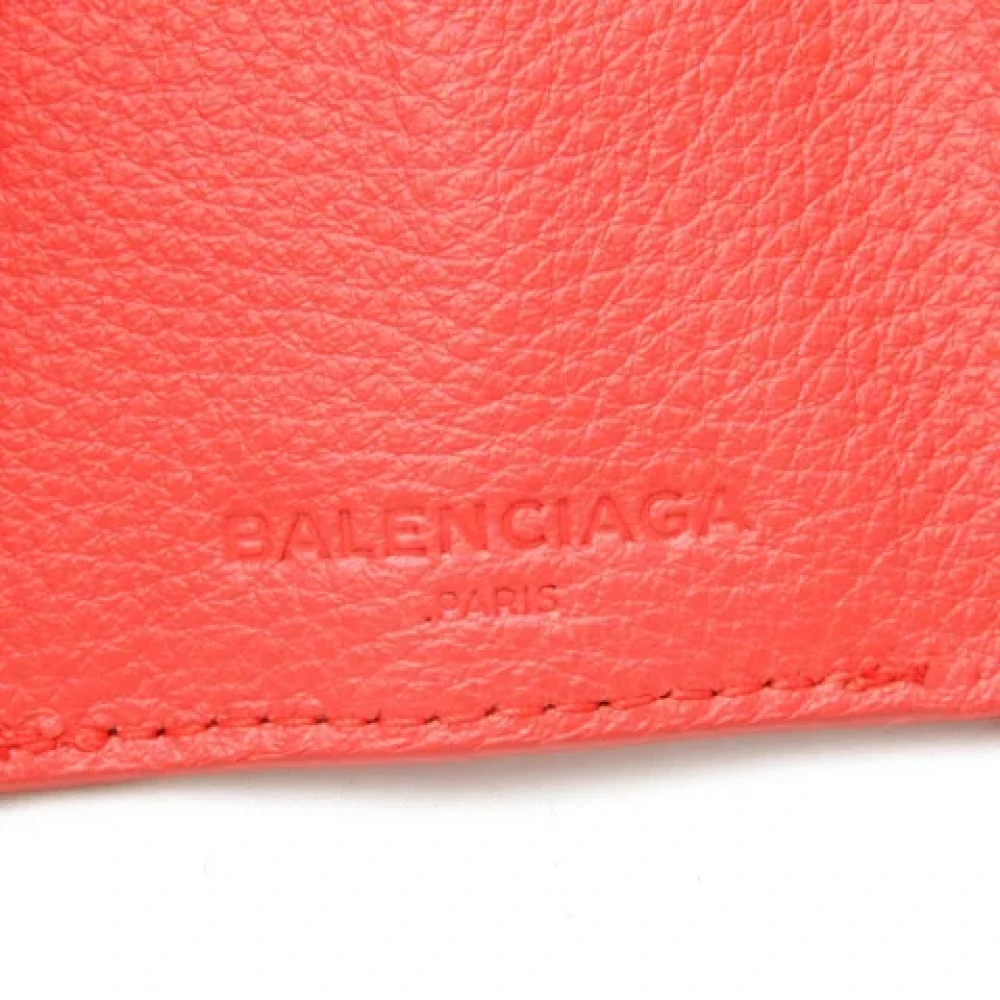 Balenciaga Vintage Pre-owned Leather wallets Orange Dames