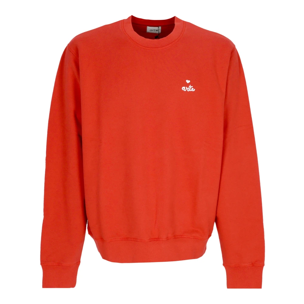 Arte Antwerp Red Heart Crewneck Sweatshirt - Male - Sweatshirts - Xl - Sweatshirts & Hoodies