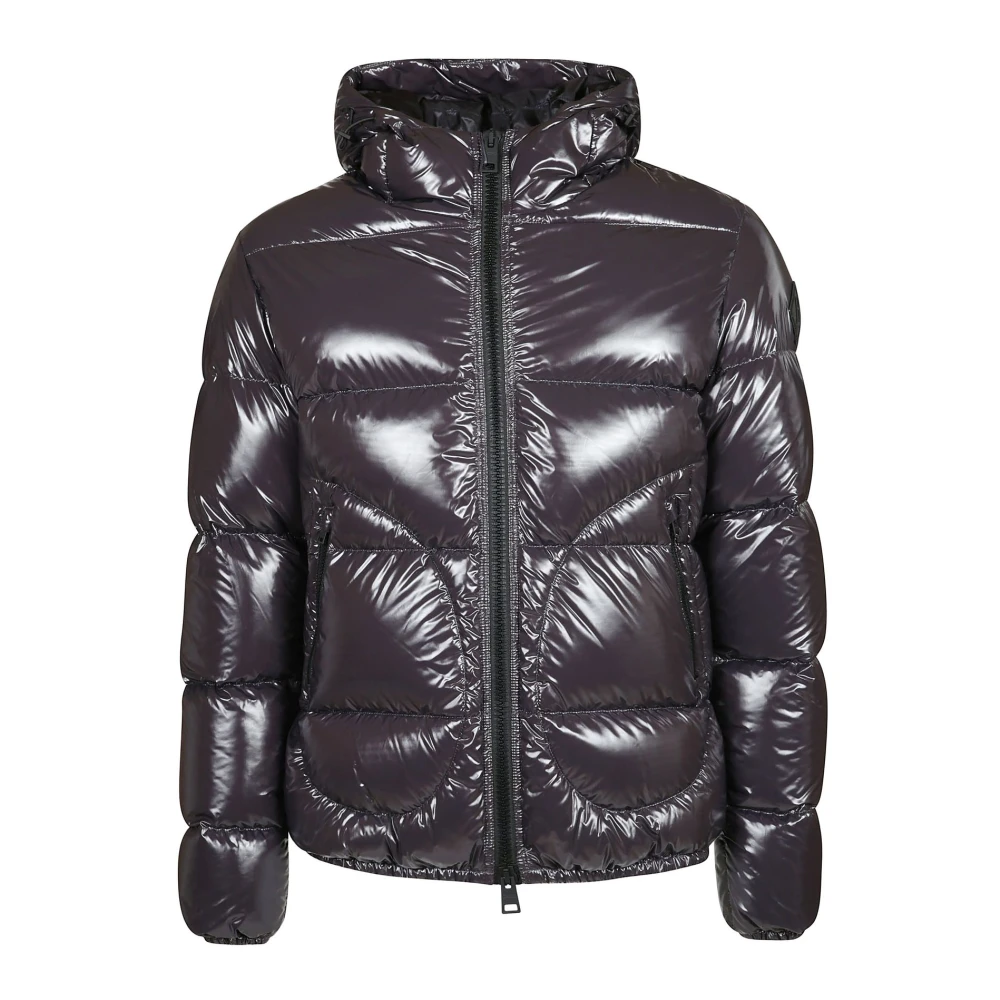 Herno Grijze Gewatteerde Donsjas met Capuchon Gray Heren