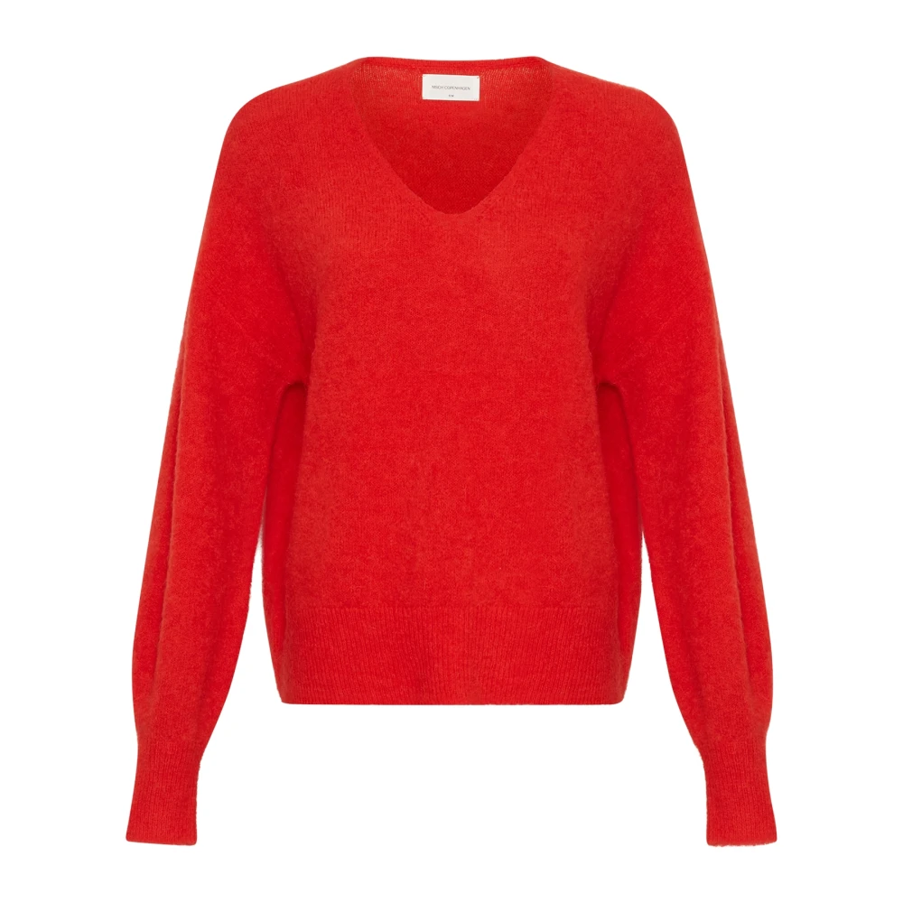 Knitwear > V-neck Knitwear - - Moss Copenhagen - Modalova