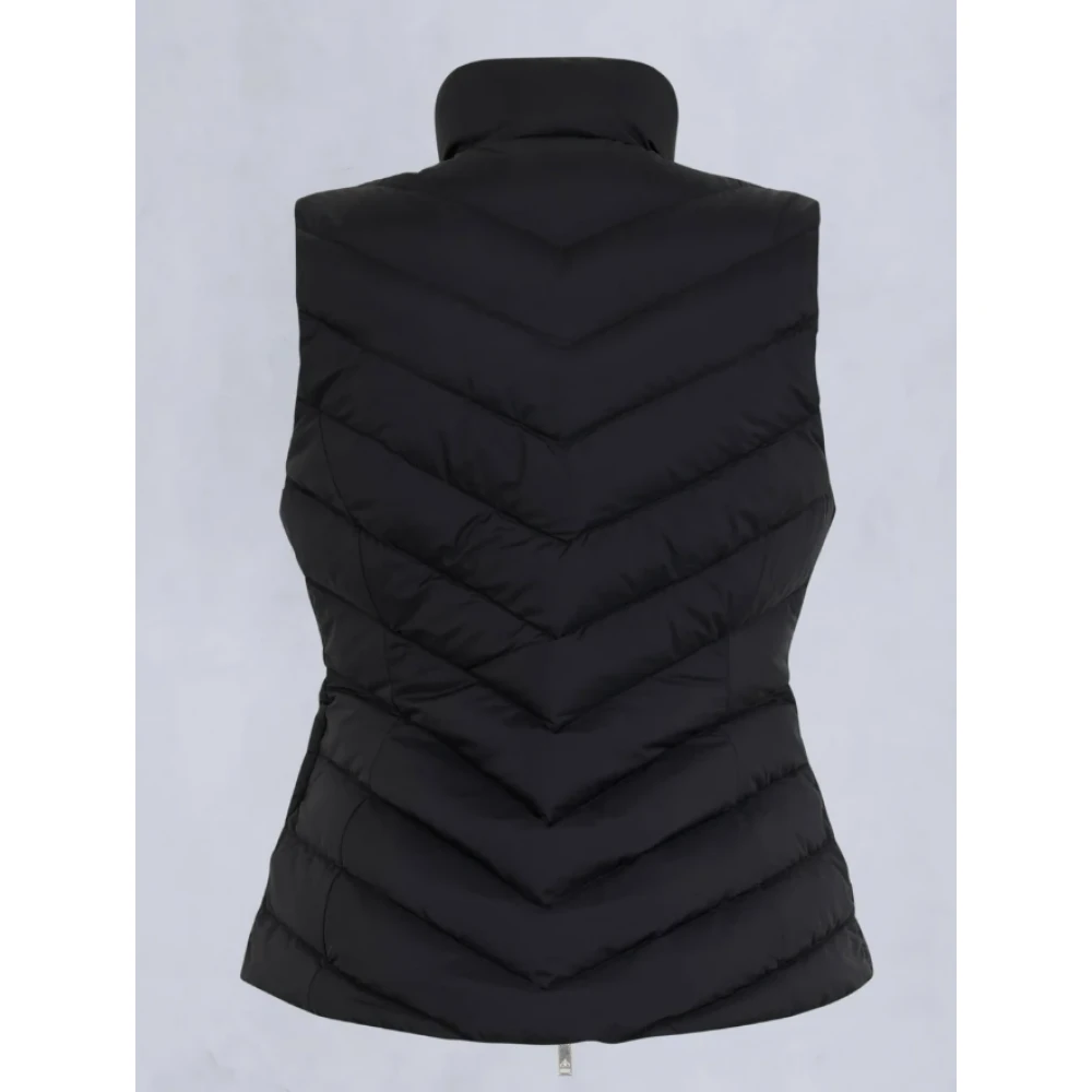 Moose Knuckles Zwarte Air Down Vest Jas Black Dames