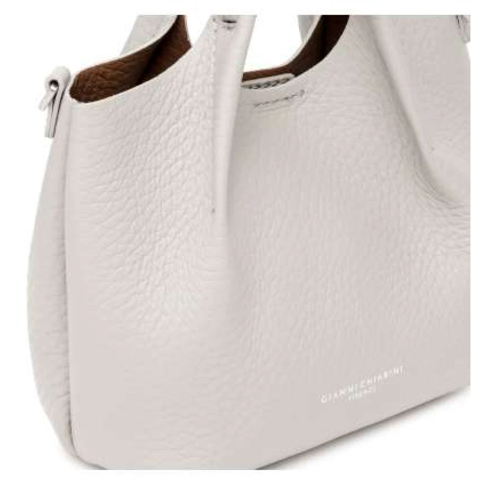 Gianni Chiarini Eenvoudige Hedendaagse Leren Handtas Gray Dames