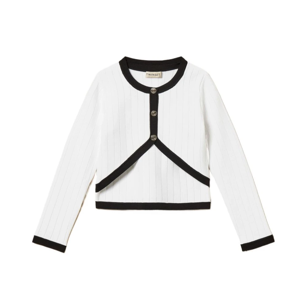 Twinset White Jumpers - Unisex - Kids Cardigans - 14 Y - Kids