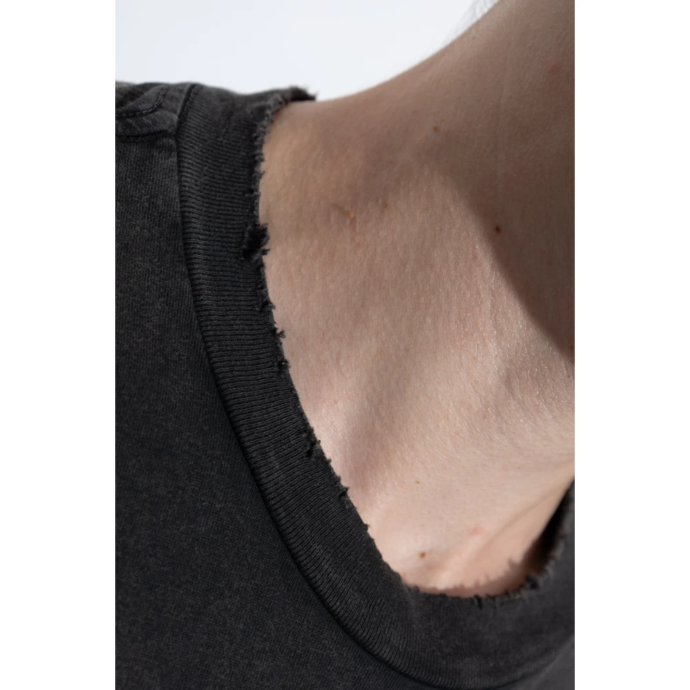 Amiri Bedrukt T-shirt Gray Heren